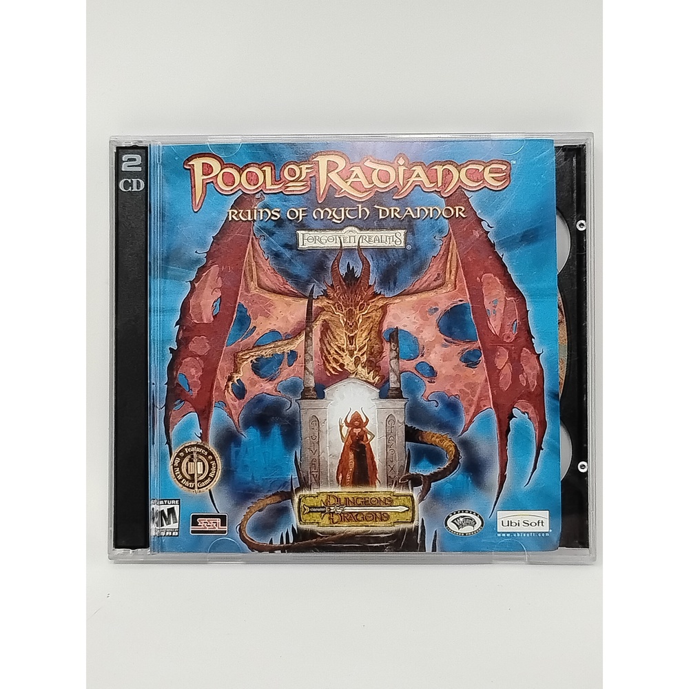 Vintage Pool of Radiance: Ruins of Myth Drannor (PC Game, 2001) 2 CD PC Game